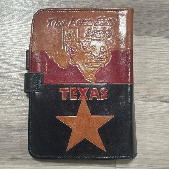 Texas Themed Daily Planner Genuine Leather - Picture 3 of 7